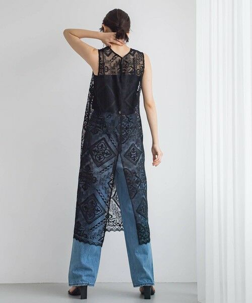 Droite lautreamont / ドロワットロートレアモン ロング・マキシ丈ワンピース | クラフトラッセルレースワンピース≪洗濯機で洗える≫ | 詳細16