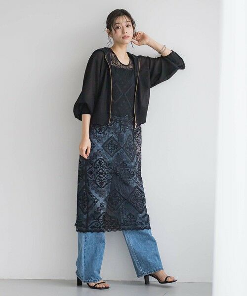 Droite lautreamont / ドロワットロートレアモン ロング・マキシ丈ワンピース | クラフトラッセルレースワンピース≪洗濯機で洗える≫ | 詳細18