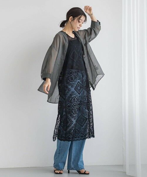 Droite lautreamont / ドロワットロートレアモン ロング・マキシ丈ワンピース | クラフトラッセルレースワンピース≪洗濯機で洗える≫ | 詳細20