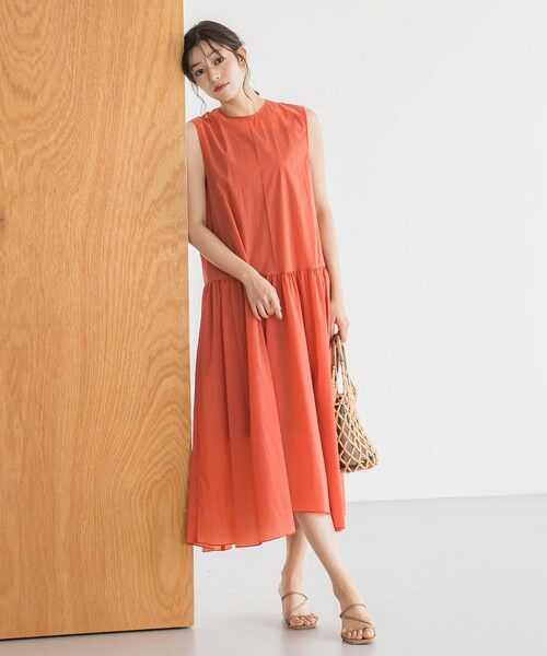 Droite lautreamont / ドロワットロートレアモン ロング・マキシ丈ワンピース | ナイロンタフタストレッチワンピース≪洗濯機で洗える≫ | 詳細17