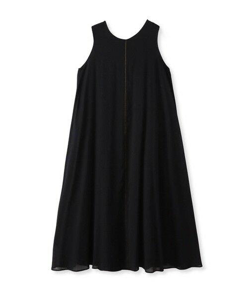 Droite lautreamont / ドロワットロートレアモン ロング・マキシ丈ワンピース | 麻調シアー2WAYシャーリングワンピース≪手洗い可能≫ | 詳細9