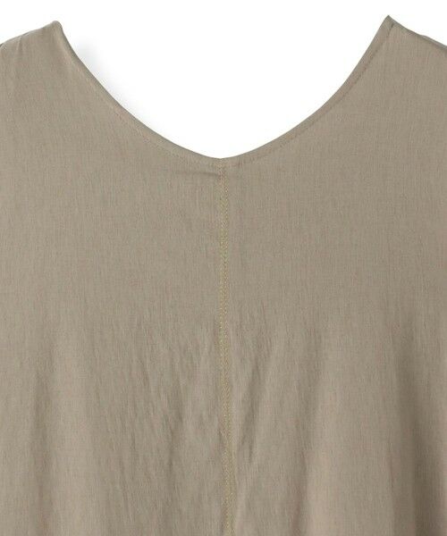 Droite lautreamont / ドロワットロートレアモン ロング・マキシ丈ワンピース | 麻調シアー2WAYシャーリングワンピース≪手洗い可能≫ | 詳細27