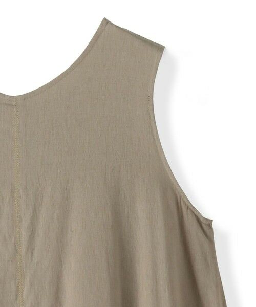 Droite lautreamont / ドロワットロートレアモン ロング・マキシ丈ワンピース | 麻調シアー2WAYシャーリングワンピース≪手洗い可能≫ | 詳細28