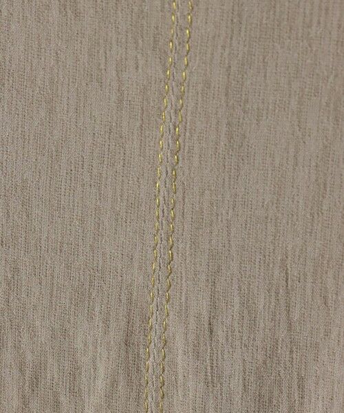 Droite lautreamont / ドロワットロートレアモン ロング・マキシ丈ワンピース | 麻調シアー2WAYシャーリングワンピース≪手洗い可能≫ | 詳細30