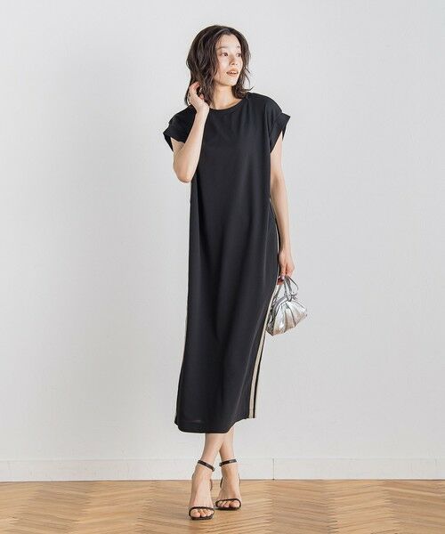 Droite lautreamont / ドロワットロートレアモン ロング・マキシ丈ワンピース | 【WEB限定】カットジョーゼットサイドラインワンピース≪手洗い可能≫ | 詳細2