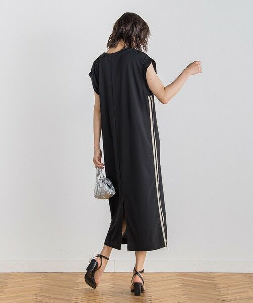 Droite lautreamont / ドロワットロートレアモン ロング・マキシ丈ワンピース | 【WEB限定】カットジョーゼットサイドラインワンピース≪手洗い可能≫ | 詳細4