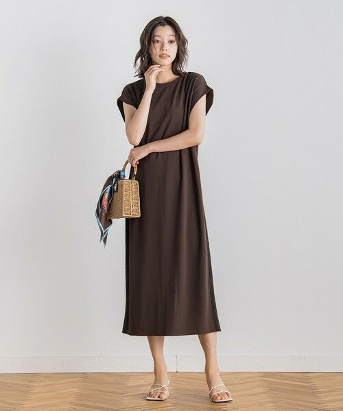 Droite lautreamont / ドロワットロートレアモン ロング・マキシ丈ワンピース | 【WEB限定】カットジョーゼットサイドラインワンピース≪手洗い可能≫ | 詳細8