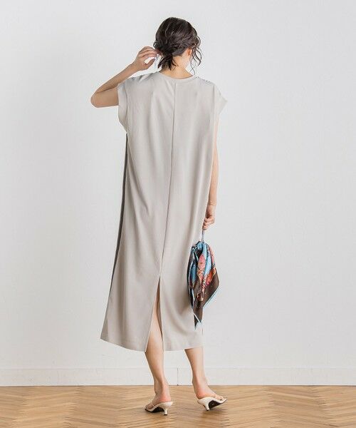 Droite lautreamont / ドロワットロートレアモン ロング・マキシ丈ワンピース | 【WEB限定】カットジョーゼットサイドラインワンピース≪手洗い可能≫ | 詳細15