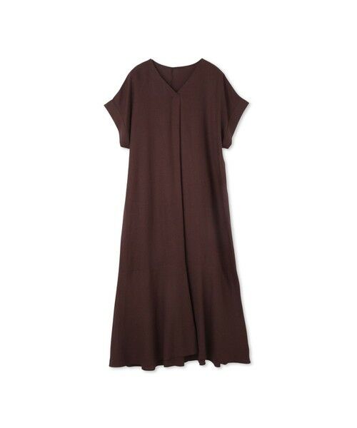 Droite lautreamont / ドロワットロートレアモン ロング・マキシ丈ワンピース | 【新色追加】レーヨン麻ポプリンワンピース≪手洗い可能≫ | 詳細16