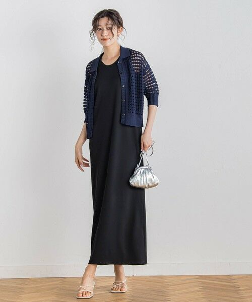 Droite lautreamont / ドロワットロートレアモン ロング・マキシ丈ワンピース | リブタンクワンピース≪洗濯機で洗える≫ | 詳細5