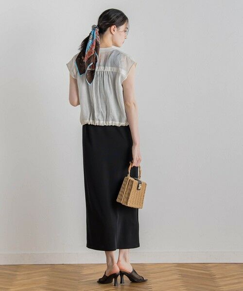 Droite lautreamont / ドロワットロートレアモン ロング・マキシ丈ワンピース | リブタンクワンピース≪洗濯機で洗える≫ | 詳細9