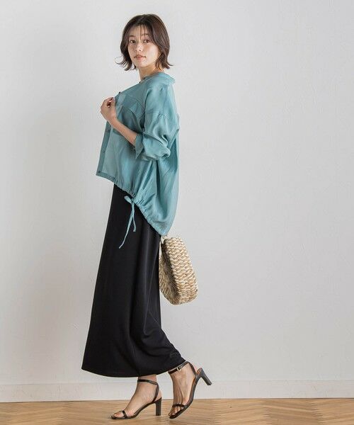 Droite lautreamont / ドロワットロートレアモン ロング・マキシ丈ワンピース | リブタンクワンピース≪洗濯機で洗える≫ | 詳細13