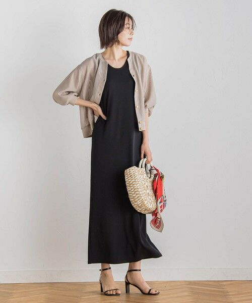 Droite lautreamont / ドロワットロートレアモン ロング・マキシ丈ワンピース | リブタンクワンピース≪洗濯機で洗える≫ | 詳細14