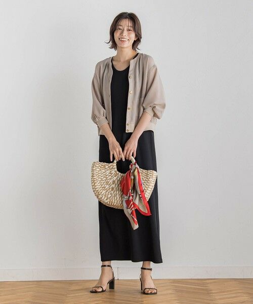 Droite lautreamont / ドロワットロートレアモン ロング・マキシ丈ワンピース | リブタンクワンピース≪洗濯機で洗える≫ | 詳細15