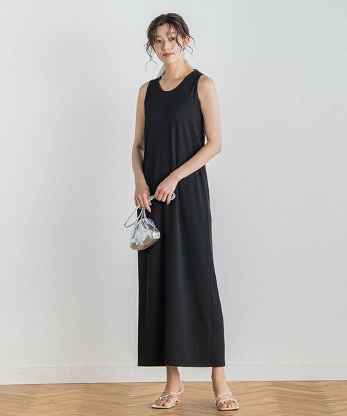 Droite lautreamont / ドロワットロートレアモン ロング・マキシ丈ワンピース | リブタンクワンピース≪洗濯機で洗える≫ | 詳細1