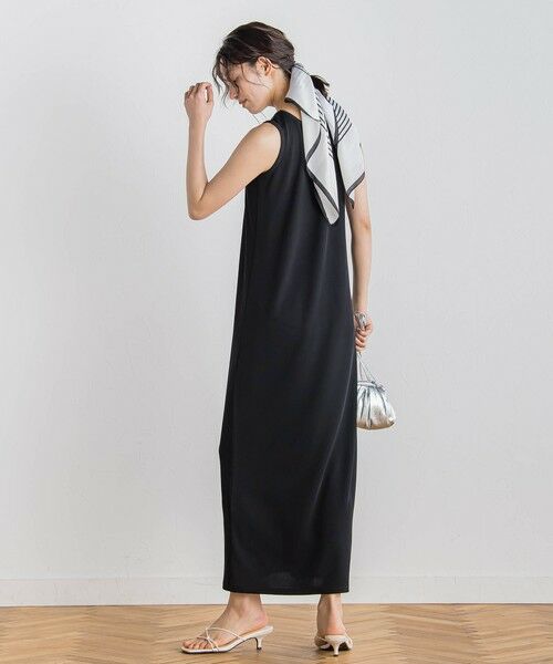 Droite lautreamont / ドロワットロートレアモン ロング・マキシ丈ワンピース | リブタンクワンピース≪洗濯機で洗える≫ | 詳細2