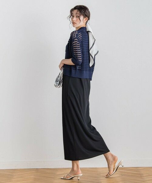 Droite lautreamont / ドロワットロートレアモン ロング・マキシ丈ワンピース | リブタンクワンピース≪洗濯機で洗える≫ | 詳細4