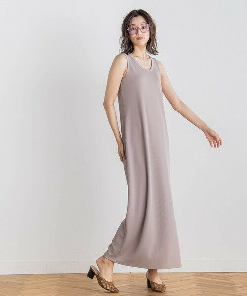 Droite lautreamont / ドロワットロートレアモン ロング・マキシ丈ワンピース | リブタンクワンピース≪洗濯機で洗える≫ | 詳細19