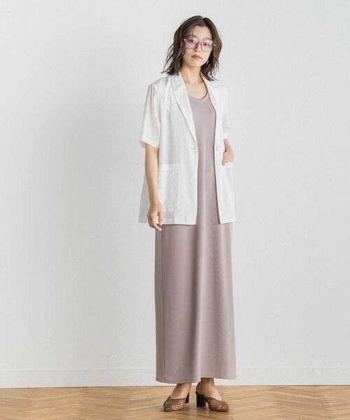 Droite lautreamont / ドロワットロートレアモン ロング・マキシ丈ワンピース | リブタンクワンピース≪洗濯機で洗える≫ | 詳細20