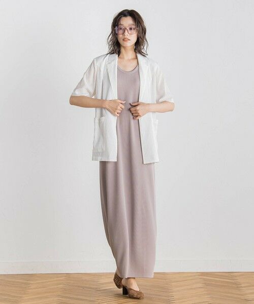 Droite lautreamont / ドロワットロートレアモン ロング・マキシ丈ワンピース | リブタンクワンピース≪洗濯機で洗える≫ | 詳細21