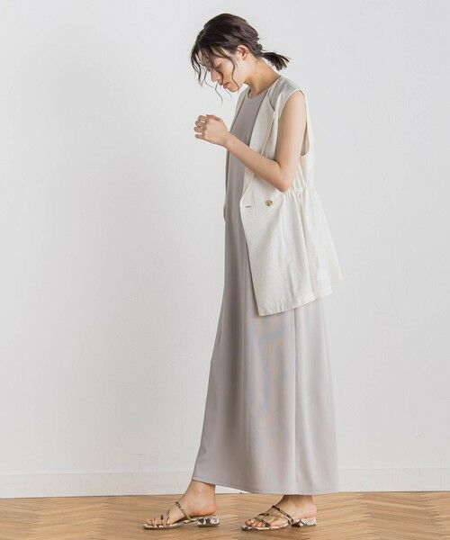 Droite lautreamont / ドロワットロートレアモン ロング・マキシ丈ワンピース | リブタンクワンピース≪洗濯機で洗える≫ | 詳細28