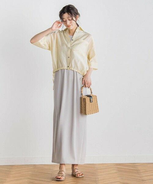 Droite lautreamont / ドロワットロートレアモン ロング・マキシ丈ワンピース | リブタンクワンピース≪洗濯機で洗える≫ | 詳細29