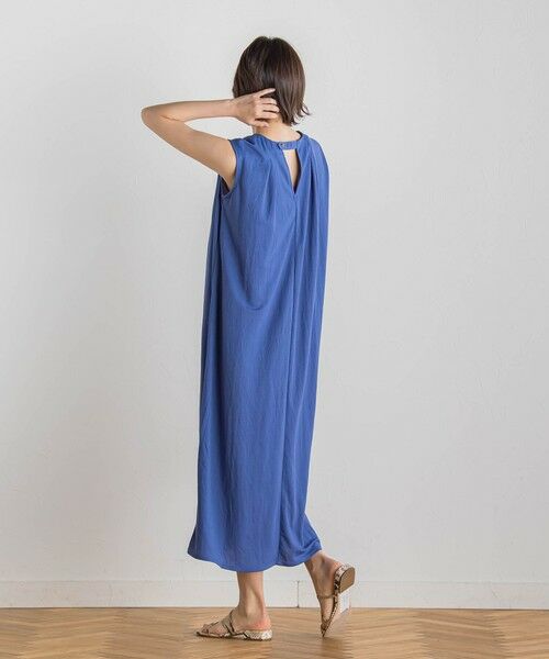 Droite lautreamont / ドロワットロートレアモン ロング・マキシ丈ワンピース | 【WEB限定】リネンライクカノコノースリワンピース≪手洗い可能≫ | 詳細9