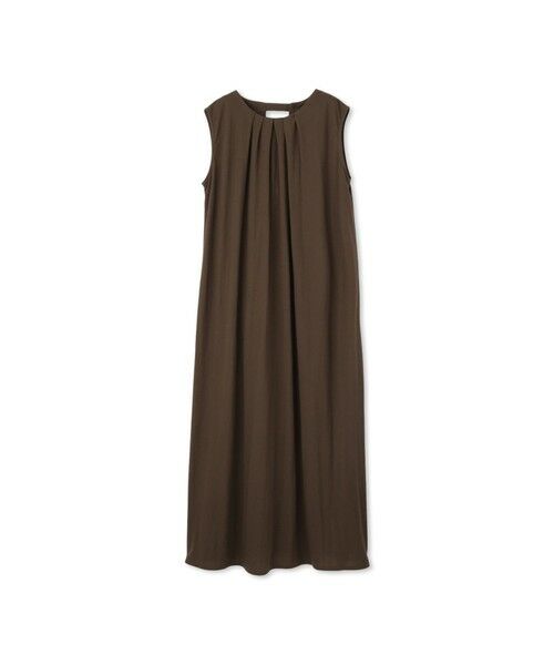 Droite lautreamont / ドロワットロートレアモン ロング・マキシ丈ワンピース | 【WEB限定】リネンライクカノコノースリワンピース≪手洗い可能≫ | 詳細23