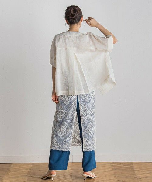 Droite lautreamont / ドロワットロートレアモン テーラードジャケット | リネンジャケット≪手洗い可能≫ | 詳細12