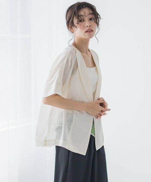 Droite lautreamont / ドロワットロートレアモン テーラードジャケット | リネンジャケット≪手洗い可能≫ | 詳細8