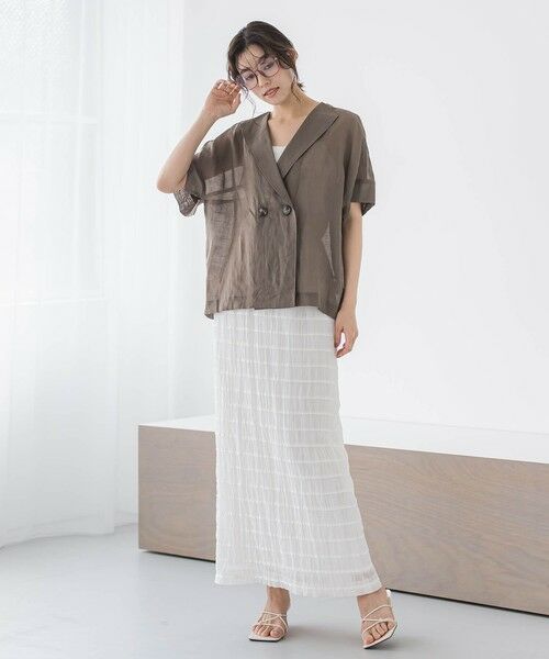 Droite lautreamont / ドロワットロートレアモン テーラードジャケット | リネンジャケット≪手洗い可能≫ | 詳細14