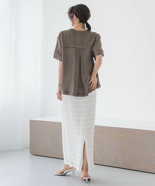 Droite lautreamont / ドロワットロートレアモン テーラードジャケット | リネンジャケット≪手洗い可能≫ | 詳細15