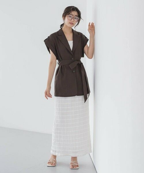 Droite lautreamont / ドロワットロートレアモン ダウンジャケット・ベスト | ASAMI　VIYELLAジレ≪手洗い可能≫ | 詳細3