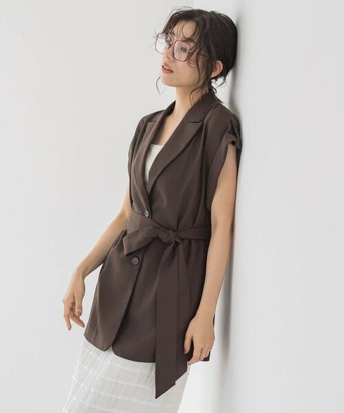 Droite lautreamont / ドロワットロートレアモン ダウンジャケット・ベスト | ASAMI　VIYELLAジレ≪手洗い可能≫ | 詳細6