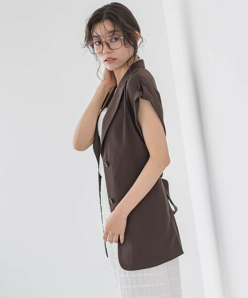 Droite lautreamont / ドロワットロートレアモン ダウンジャケット・ベスト | ASAMI　VIYELLAジレ≪手洗い可能≫ | 詳細8