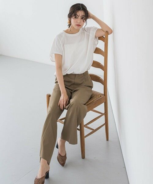 Droite lautreamont / ドロワットロートレアモン カットソー | ドライタッチコットンドロストプルオーバー≪洗濯機で洗える≫ | 詳細4