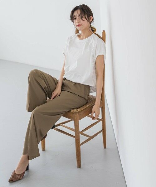 Droite lautreamont / ドロワットロートレアモン カットソー | ドライタッチコットンドロストプルオーバー≪洗濯機で洗える≫ | 詳細5