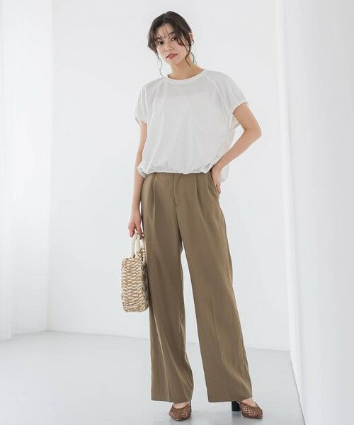 Droite lautreamont / ドロワットロートレアモン カットソー | ドライタッチコットンドロストプルオーバー≪洗濯機で洗える≫ | 詳細1