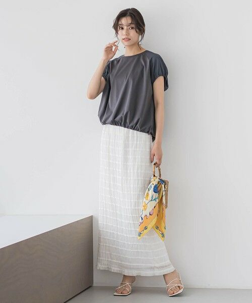 Droite lautreamont / ドロワットロートレアモン カットソー | ドライタッチコットンドロストプルオーバー≪洗濯機で洗える≫ | 詳細24