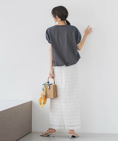 Droite lautreamont / ドロワットロートレアモン カットソー | ドライタッチコットンドロストプルオーバー≪洗濯機で洗える≫ | 詳細25