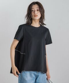 Droite lautreamont / ドロワットロートレアモン カットソー | 天竺バックフリルプルオーバー≪手洗い可能≫