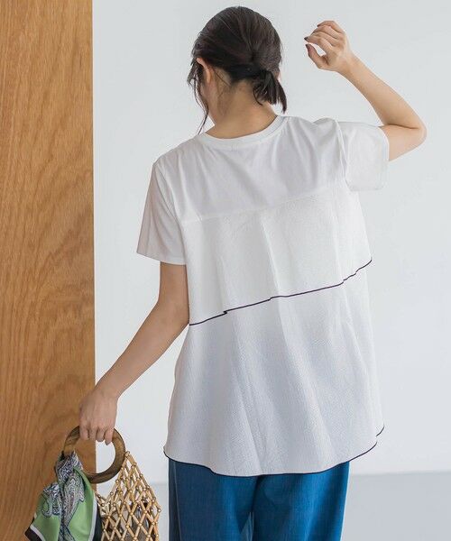 Droite lautreamont / ドロワットロートレアモン カットソー | 天竺バックフリルプルオーバー≪手洗い可能≫ | 詳細5