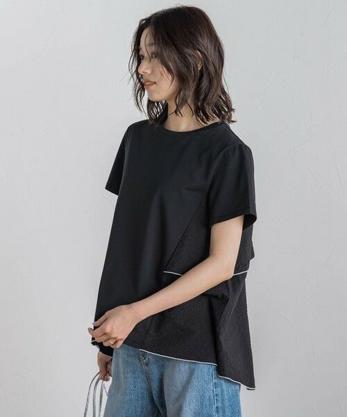 Droite lautreamont / ドロワットロートレアモン カットソー | 天竺バックフリルプルオーバー≪手洗い可能≫ | 詳細11