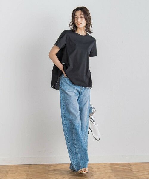 Droite lautreamont / ドロワットロートレアモン カットソー | 天竺バックフリルプルオーバー≪手洗い可能≫ | 詳細7