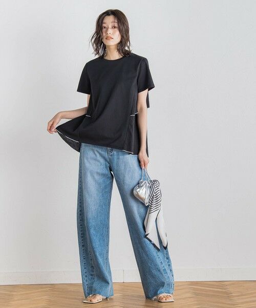 Droite lautreamont / ドロワットロートレアモン カットソー | 天竺バックフリルプルオーバー≪手洗い可能≫ | 詳細8