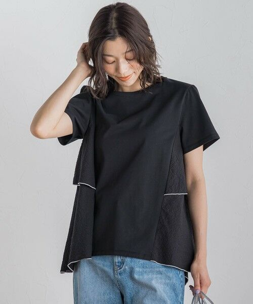 Droite lautreamont / ドロワットロートレアモン カットソー | 天竺バックフリルプルオーバー≪手洗い可能≫ | 詳細10