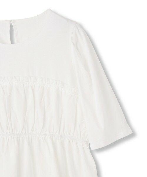 Droite lautreamont / ドロワットロートレアモン カットソー | コットン天竺ドッキングプルオーバー≪洗濯機で洗える≫ | 詳細10