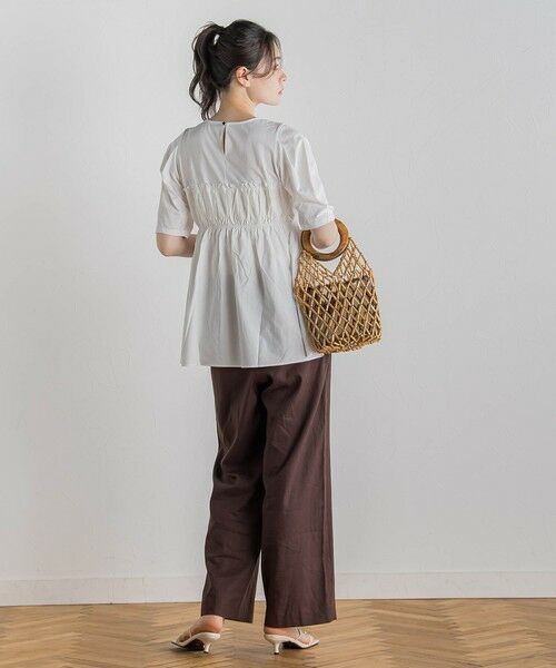 Droite lautreamont / ドロワットロートレアモン カットソー | コットン天竺ドッキングプルオーバー≪洗濯機で洗える≫ | 詳細1