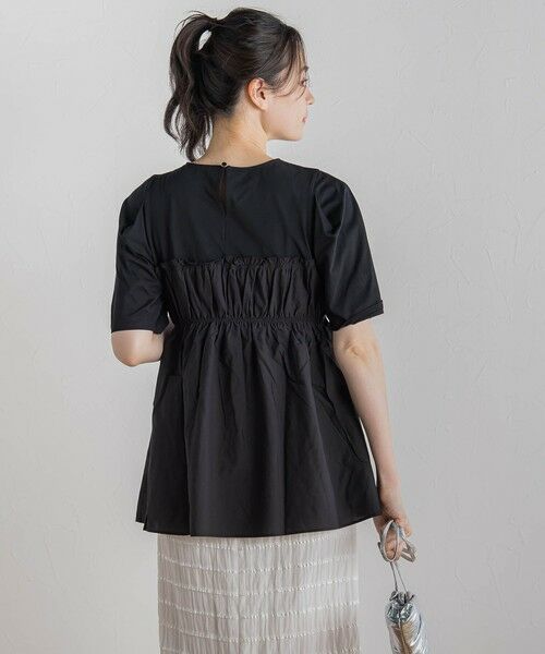 Droite lautreamont / ドロワットロートレアモン カットソー | コットン天竺ドッキングプルオーバー≪洗濯機で洗える≫ | 詳細20