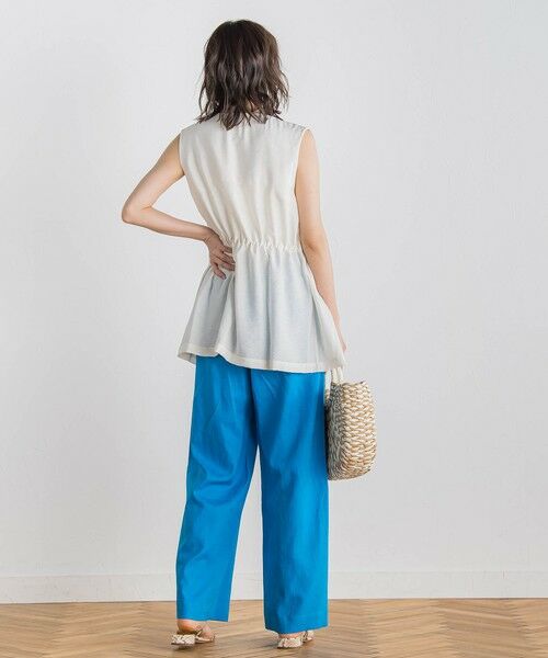 Droite lautreamont / ドロワットロートレアモン その他パンツ | レーヨン麻ポプリンパンツ≪手洗い可能≫ | 詳細2